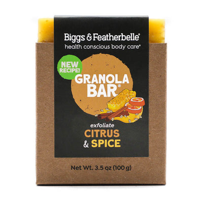 Front of GRANOLA BAR® soap by Biggs & Featherbelle®
