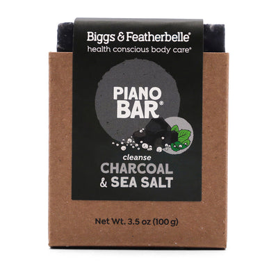 Front of PIANO BAR® soap by Biggs & Featherbelle®