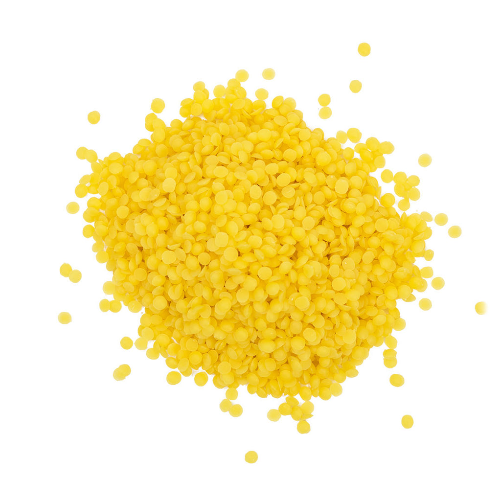 8 lb 100% Pure Natural Yellow Beeswax Pellets for Crafting Candle