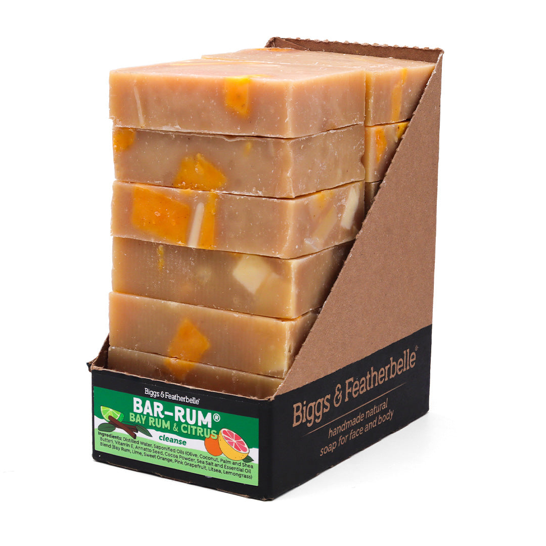 14-pack of BAR-RUM® soap by Biggs & Featherbelle®