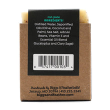 Back of BEACH BAR® soap by Biggs & Featherbelle® 