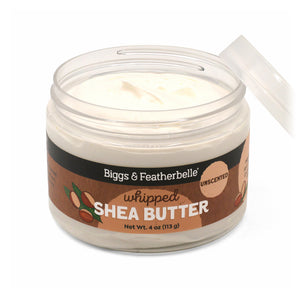 Opened Unscented Whipped Shea Butter by Biggs & Featherbelle®