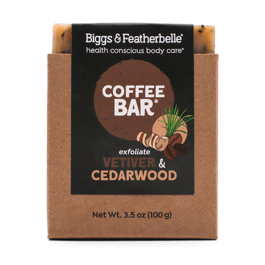 Front of Coffee Bar® soap by Biggs & Featherbelle®