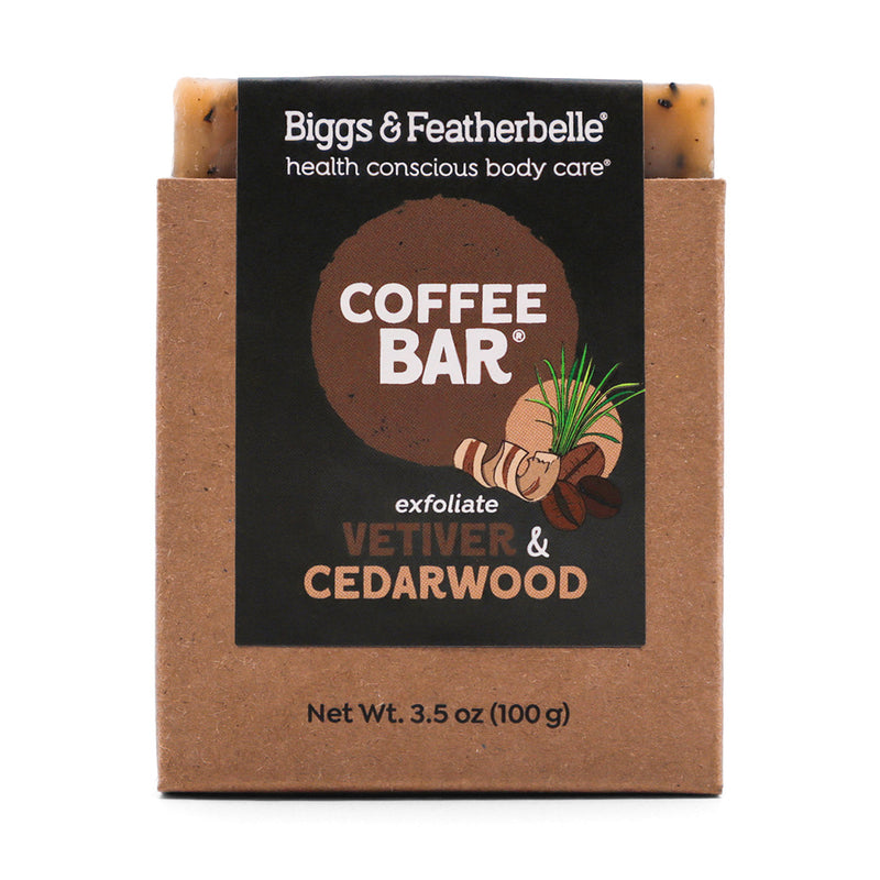 Front of Coffee Bar® soap by Biggs & Featherbelle®