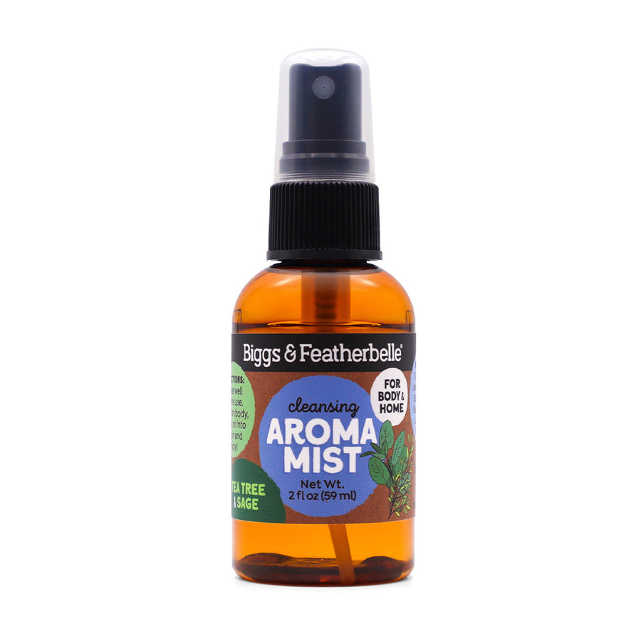 Front of Tea Tree & Sage Aroma Mist by Biggs & Featherbelle®