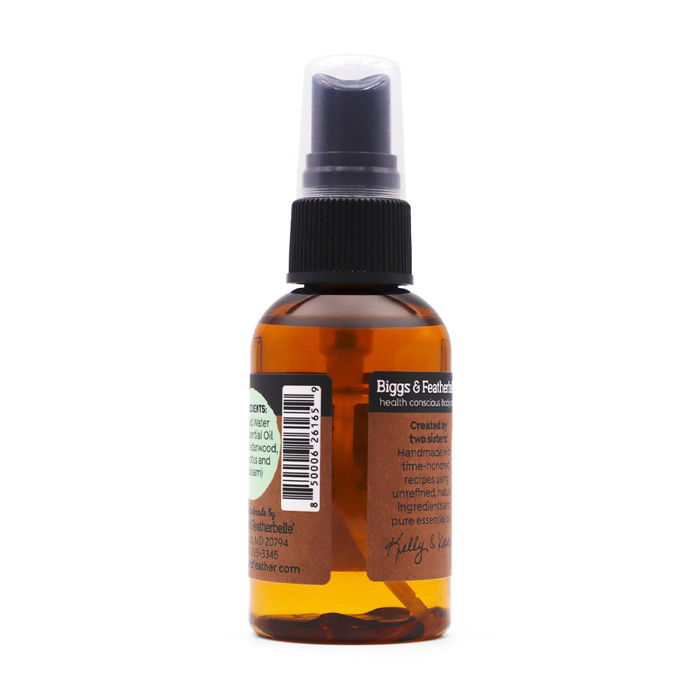 Eucalyptus & Cedarwood Aroma Mist back by Biggs & Featherbelle®