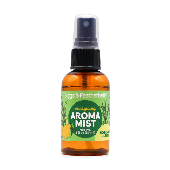 Front of Rosemary & Lemon Aroma Mist by Biggs & Featherbelle®