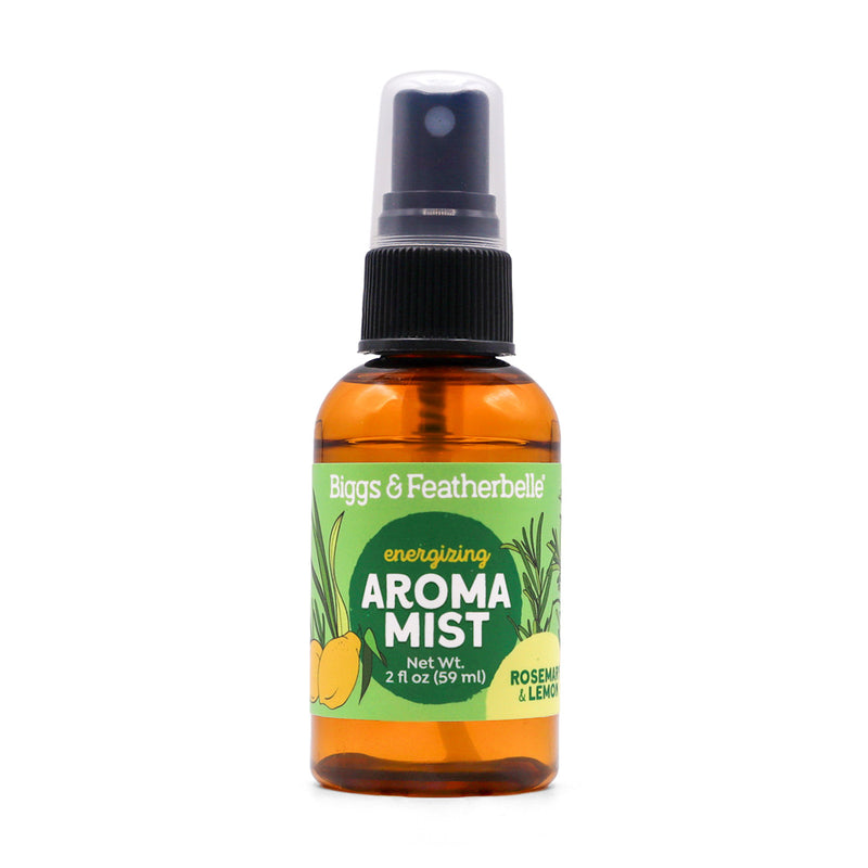 Front of Rosemary & Lemon Aroma Mist by Biggs & Featherbelle®