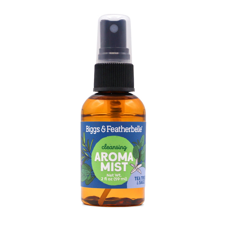 Front of Tea Tree & Sage Aroma Mist by Biggs & Featherbelle®