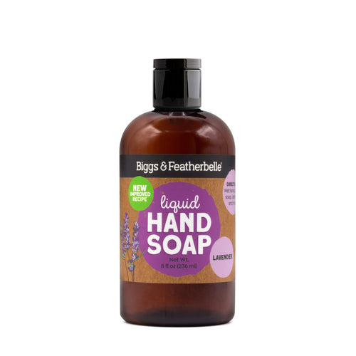 LAVENDER Liquid Hand Soap by Biggs & Featherbelle® flip-top