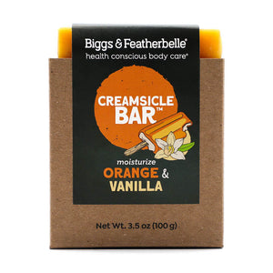 Front of CREAMSICLE BAR™ soap by Biggs & Featherbelle® 