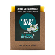Front of HANDLE BAR® soap by Biggs & Featherbelle® 