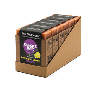 6-pack of KARAOKE BAR® soap by Biggs & Featherbelle®