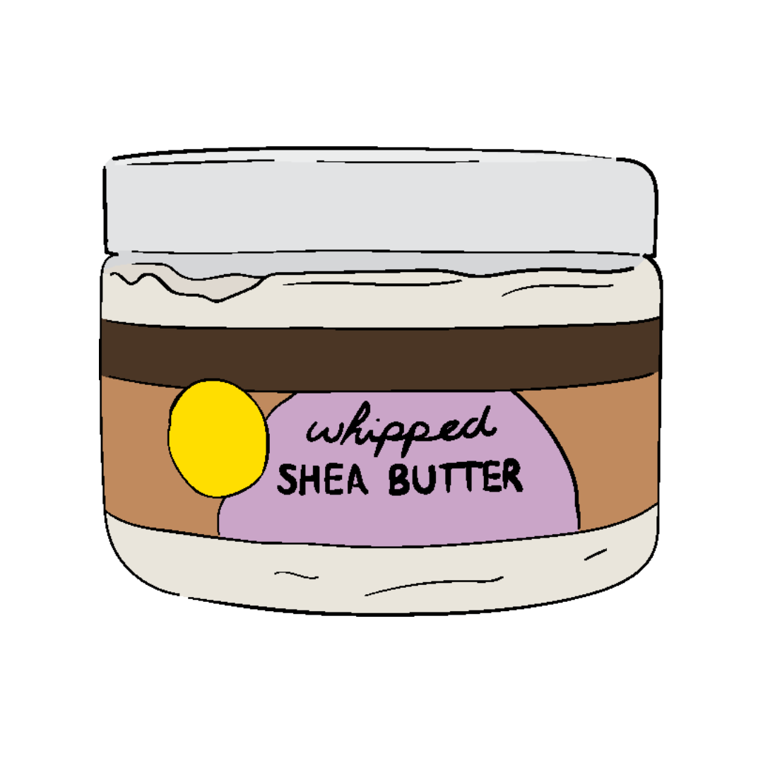 Whipped Shea Butter Jar Illustration