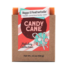 CANDY CANE Natural Soap by Biggs & Featherbelle® - Box Front